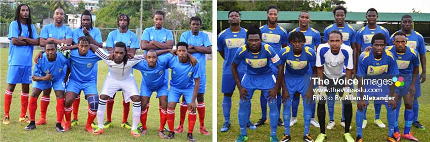 Image: Canaries won 1-0 over a formidable Vieux Fort South team; Gros Islet defeated South Castries 3-0. (Photo: Anthony De Beauville)  