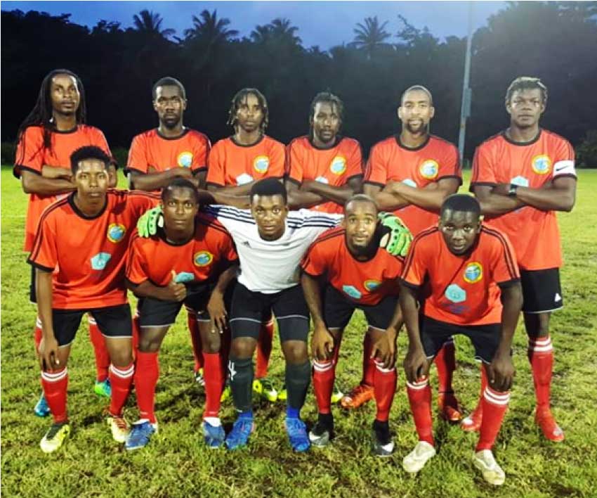 Image: Canaries had a 7-1 win over Gros Islet. (Photo: SLFA EA)