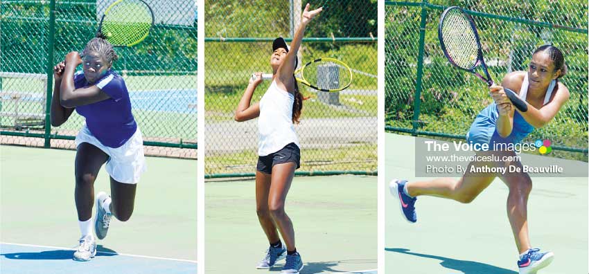 Image: (L-R) Iyana Paul (Saint Lucia), Cameron Wong (Trinidad and Tobago), Jorja Mederick (Saint Lucia) (Photo: Anthony De Beauville) 