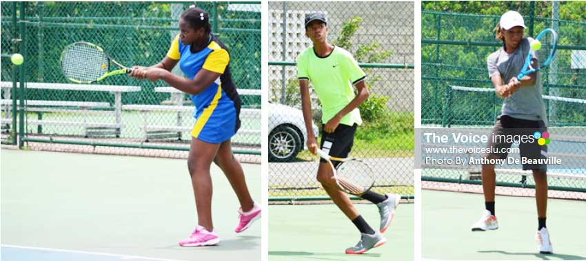 Image: (L-R) Latoya Murray (Saint Lucia), Corey Charles (Saint Lucia), and Afi Lucas (Saint Vincent and the Grenadines). (Photo: Anthony De Beauville)