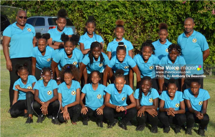 Image: National Under 14 Girls football team. (Photo: Anthony De Beauville) 