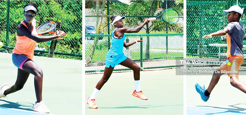 Image: (L-R) Serena Bryan (Barbados), Janae George – Alexander (Antigua and Barbuda), Arden Rosemond (Saint Lucia). (Photo: Anthony De Beauville)