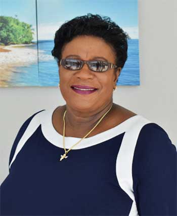 Image of Waltrude Patrick, Manager of Bay Gardens Beach Resort.