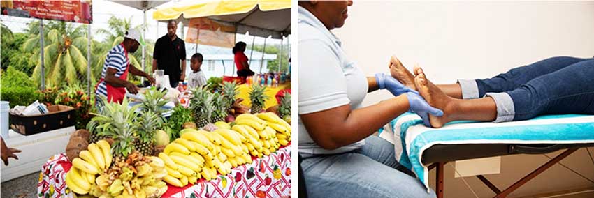 Image: The smoothie and foot massage tent were kept busy throughout the day. (Photo: NAGICO)