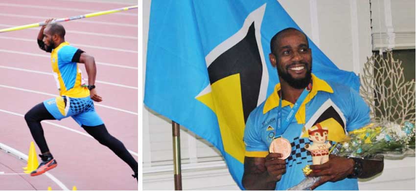 Image: Pan Am bronze medal winner in the javelin throw, Albert Reynolds. (Photo: DP) 