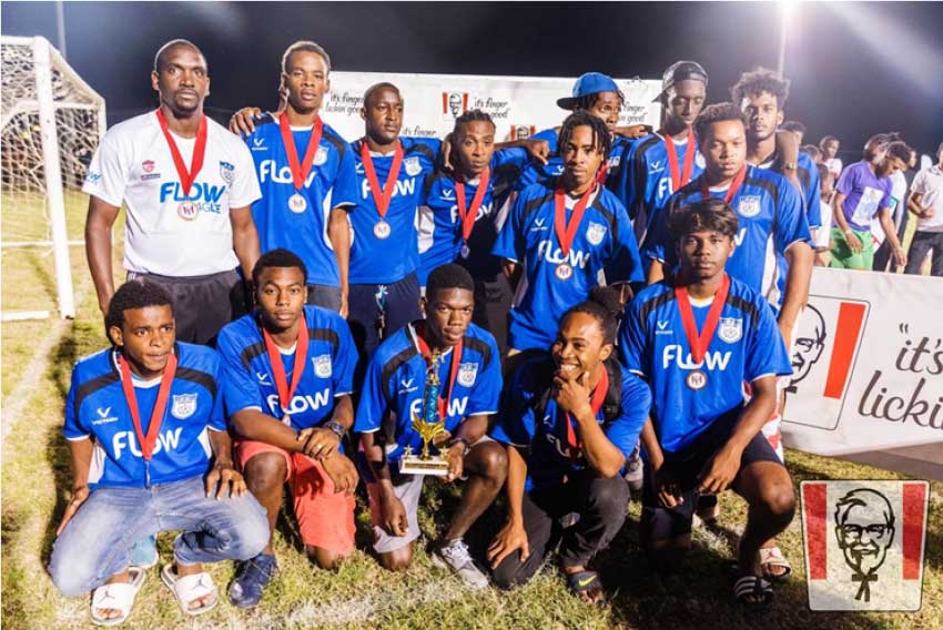 Image: Chaz Cepal and Lancers FC a winning combination, SLFA Under 23 champions.(Photo: LFC) 