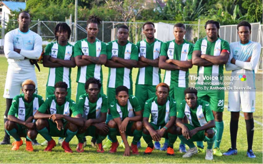 Image: Defending champion, Vieux Fort South. (Photo: Anthony De Beauville) 