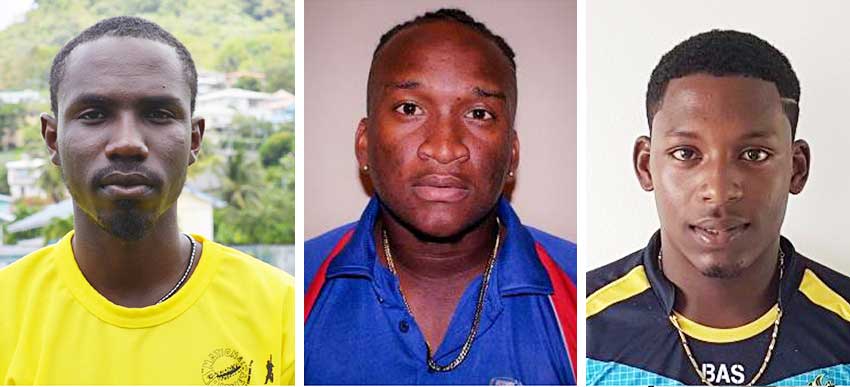 Image: (L-R) Jamal James, Denzil James and Tonius Simon. (Photo: AD/SPL) 