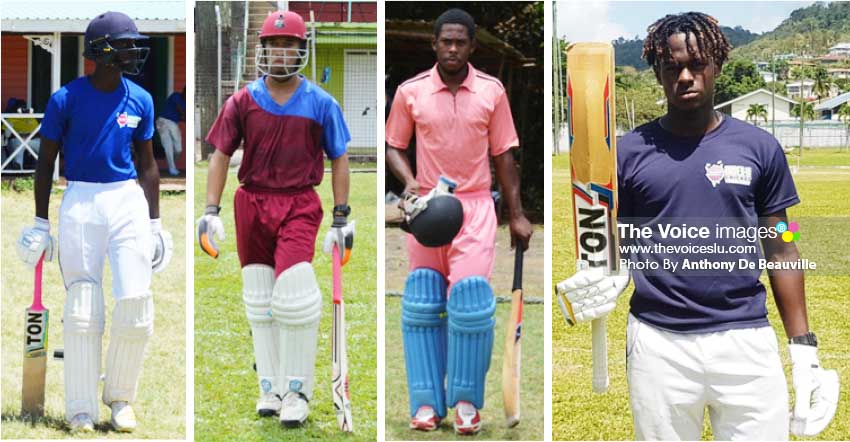 Image: (L-R) Chaz fellow openers, Kimani Melius, Dominic Auguste, Stephen Naitrum and Mateo Boulogne.(Photo: Anthony De Beauville)