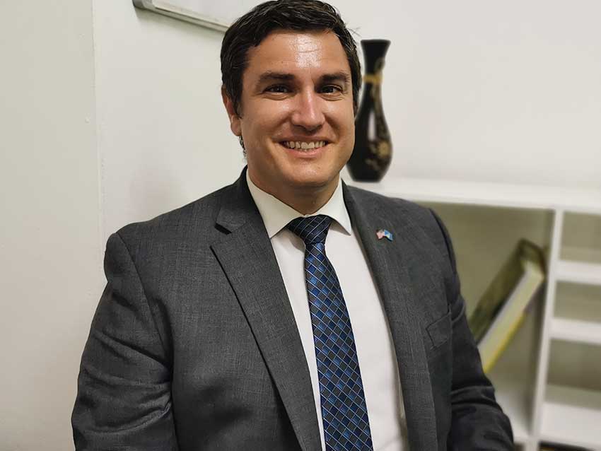 Image of Larry Socha, Public Affairs Officer at the United States Embassy in Barbados. 
