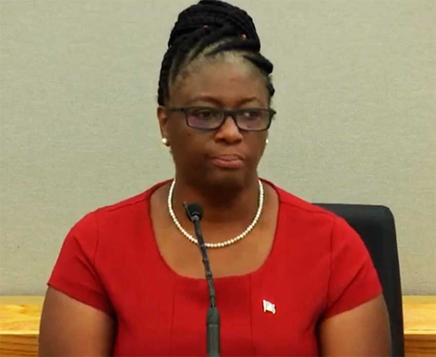 Image of Botham’s mother Allison Jean during the Amber Guyger trial. 