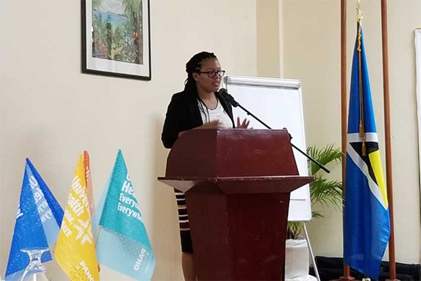 Image of Dr. Shana Cyr-Philbert, Senior Medical Officer (chronic diseases) Ministry of Health of Saint Lucia.