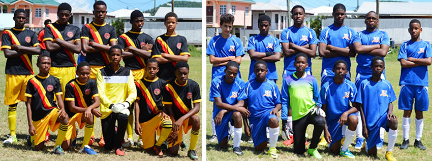 Image: (L-R) Flames FC defeated Valley Soccer Academy 3-1. (PHOTO: Anthony De Beauville) 