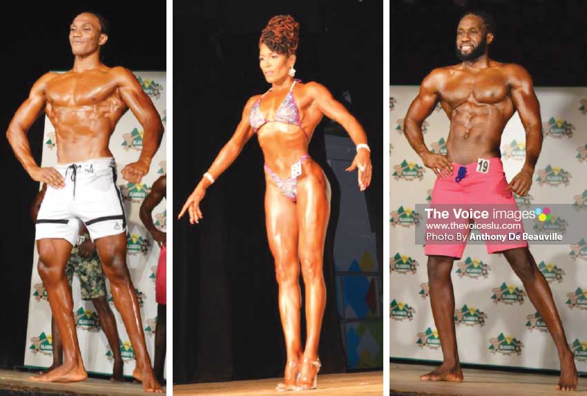 Image: (L-R) Jamari Brouet, Velda John and Zimran Leon. (Photo: Anthony De Beauville) 