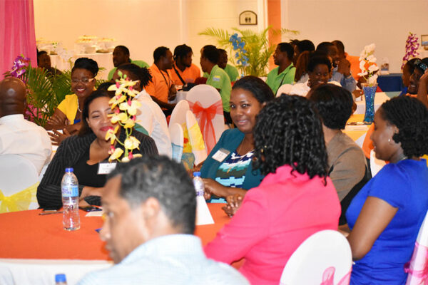 Image: Attendants of the 4th Annual Entrepreneurs Speed Networking Forum at Sandals Halcyon