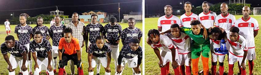 Image: (L-R) SLSO Monchy and Twist Dominators played to a 2-2 draw in the tournament opener. (PHOTO: GIFL) 
