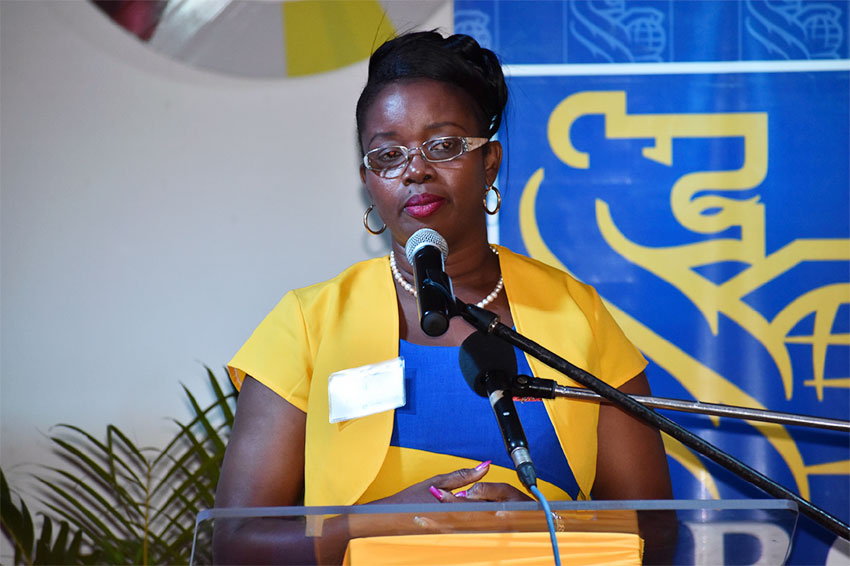 Image of Shondel Alexander, Managing Director of Abby’s Exotic Blends Ltd, and the 2019 winner of the Small B usiness of the Year Award.