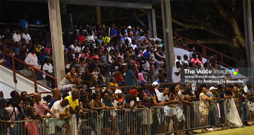 Image: Football fans came out in large numbers to support. (PHOTO: Anthony De Beauville)