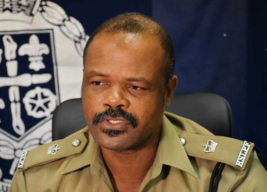 Image of George Nicholas, Superintendent of Police with Responsibility for Territorial Policing says local police are concerned about Saint Lucia’s high homicide count. 