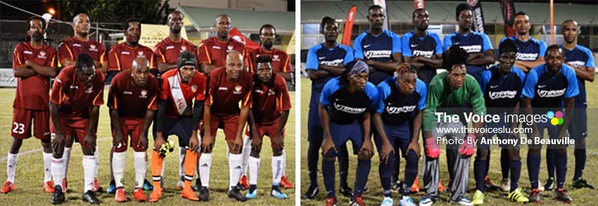 Image: (L-R) Gros Islet and Marchand played unbeaten. (PHOTO: Anthony De Beauville)