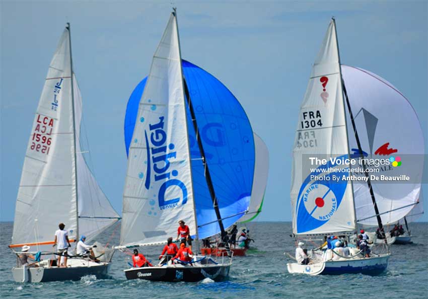Image: J24 competitor. (PHOTO: Anthony De Beauville)