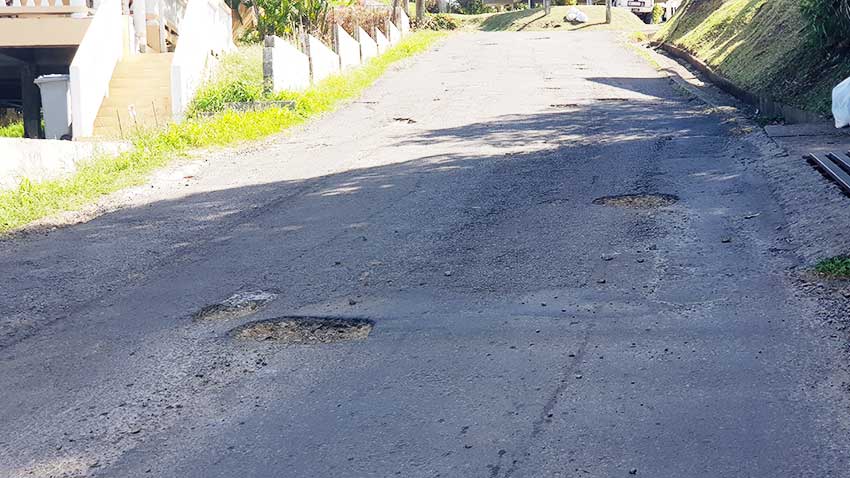 Image of Main road leading into Riviere Mitant (Monchy)