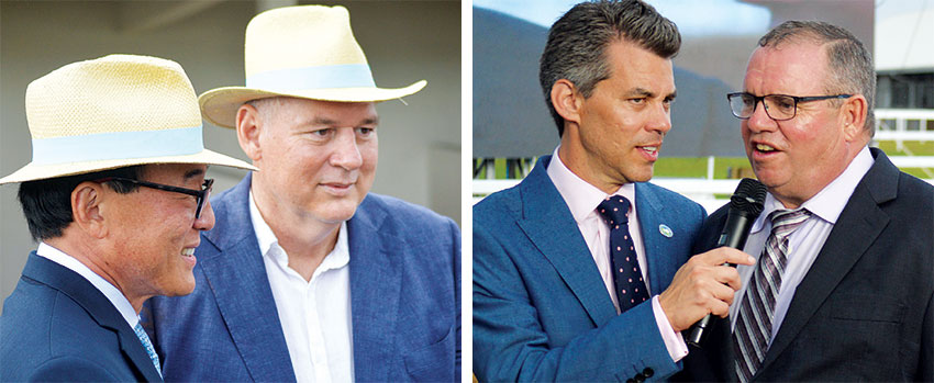 Image: (L-R) Chairman DSH Caribbean Star Limited - Teo Ah Khing; Saint Lucia PrimeMinister, Allen Chastanet and owner of Casting Crowns Frank Taylor says, “the people here are the friendliest in the world and we will definitely come back. (PHOTO: Anthony De Beauville)