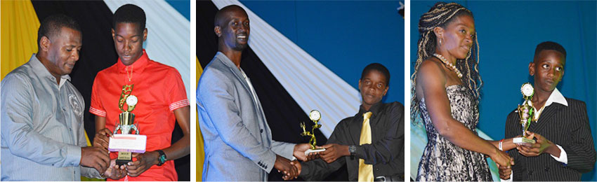 Image: (L-R) Top winners receiving their awards. (Photo: Anthony De Beauville)