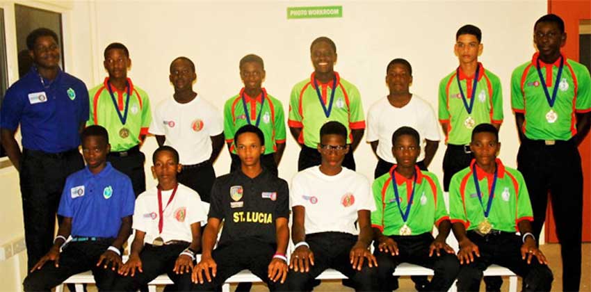 Image: Windward Islands Under 15 team. (PHOTO: WICBC) 