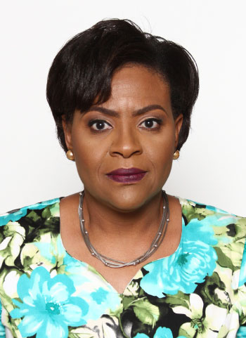 Image of newly appointed President of the Bankers Association of Saint Lucia Carol Mangal.