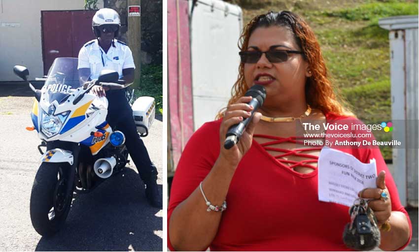 Image: (L-R) RSLPF outriders will ensure the safety of all the participants; Chief Education Officer for District 2, Martha Foster will deliver welcome remarks. (Photo: Anthony De Beauville)