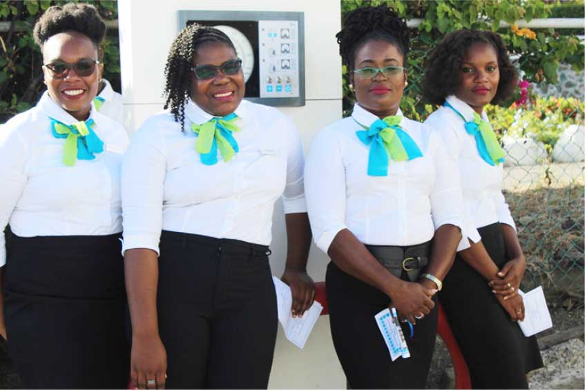 Image: Staff members of the Cooperative at Sunday’s opening and blessing of their new building.