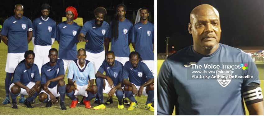 Image: (L-R) Valley Ledgends advance to the semifinal round; Team captain, Errol Henry. (Photo: Anthony De Beauville)