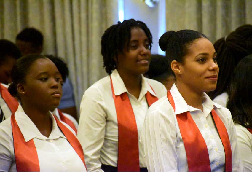 Image: Some of the graduates of the Sandals Hospitality Training Programme.