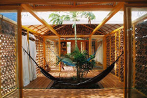 Image of Bamboo architecture.
