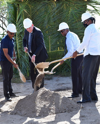 Image: ISL was applauded for adding to the beauty of the Choiseul community at a symbolic groundbreaking ceremony held in La Fargue.