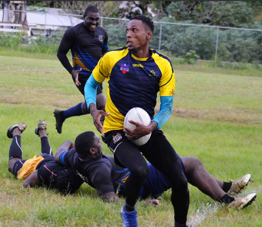 Image: Flashback!! Speedster Latin Nicholson (Renegades) will make life difficult for the opposition. (PHOTO: Anthony De Beauville)