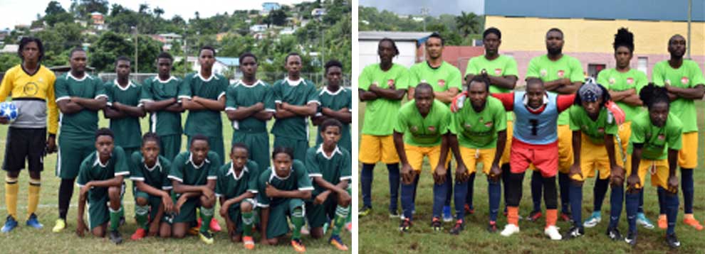Image: (L-R) Flames United Youth and Marchand Veterans will be in action on Monday at the Marchand Grounds. (PHOTO: Anthony DE Beauville)