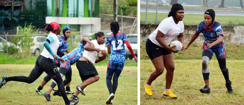 Image: (L-R) Flashback!! Some of the women representing Whiptail Warriors and Renegades who will be on show on Sunday. (PHOTO: Anthony DE Beauville)