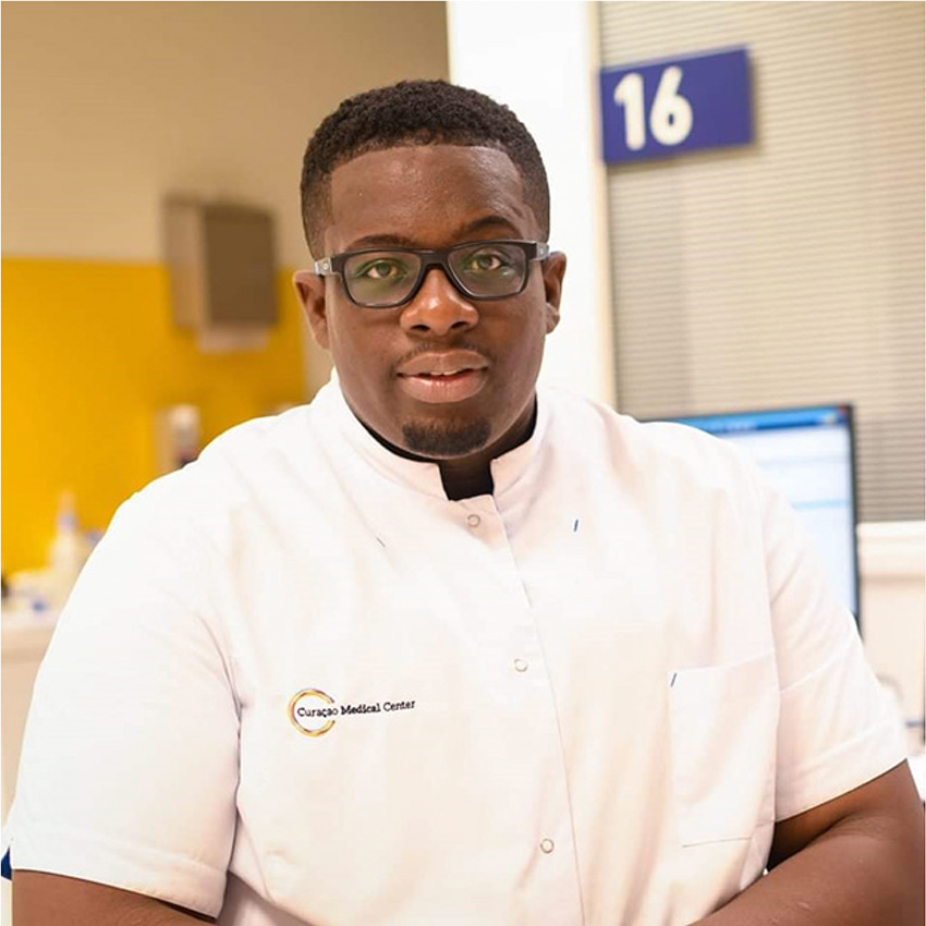 Image: Curaçao’s Jurgen Lacruz first battled on the frontlines and then faced a second battle after contracting the COVID-19 virus. 