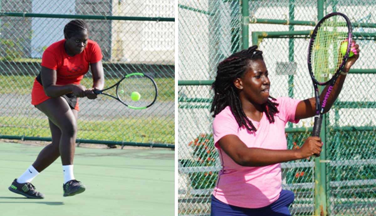 Image: (L-R) Iyana Paul and Iesha Emile. (Photo: Anthony De Beauville) 