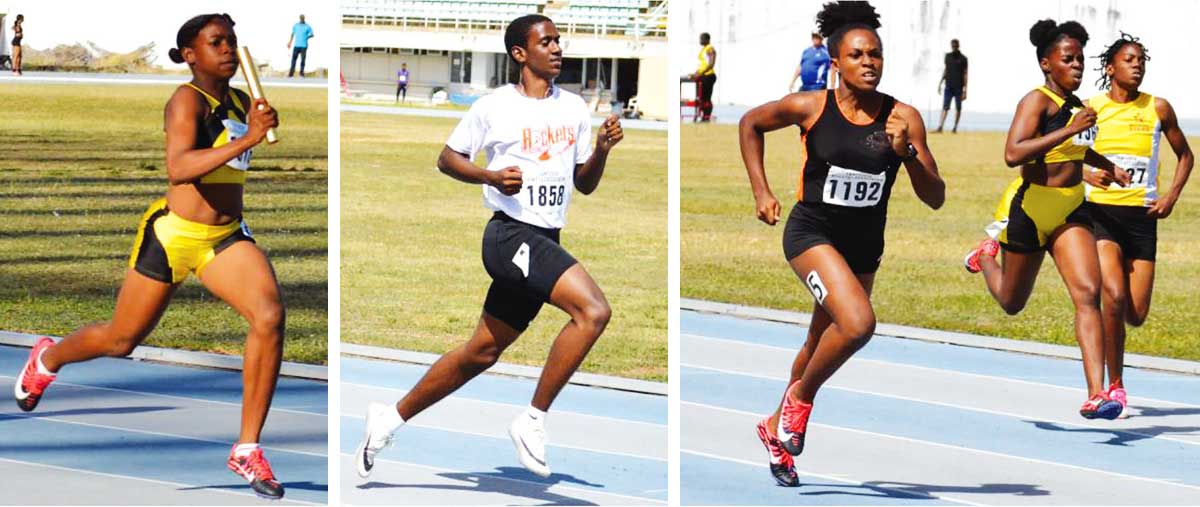 Image: Flashback 2020!! Local athletes in action at the GOS in anticipation of a representing Saint Lucia at the CARIFTA Games. (Photo: Anthony De Beauville)