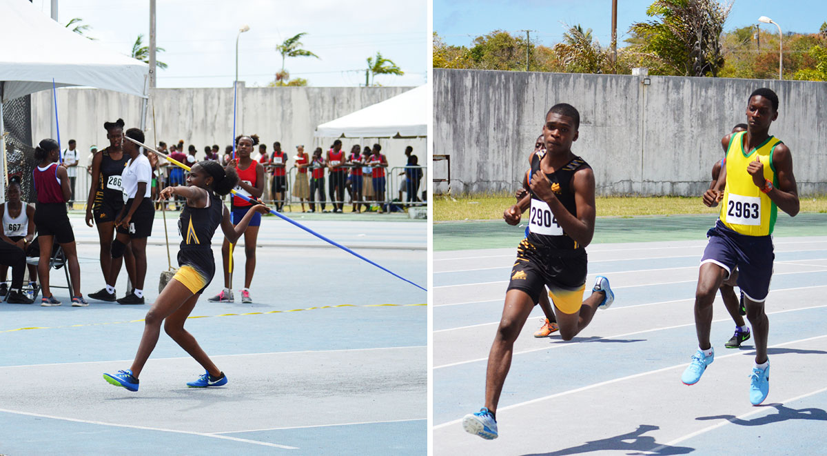 Image: Flashback 2020!! Inter secondary schools Southern Zone qualifier, Girls Javelin; Boys 800 metres. (PHOTO: Anthony De Beauville) 