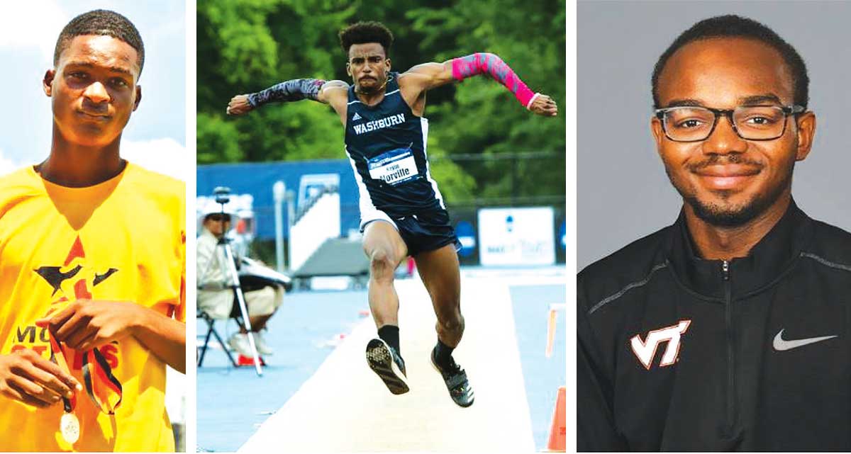 Image: (L-R) Ruben Nichols, Kervin Norville and Eldon Phillip. (Photo: Via SLAA)