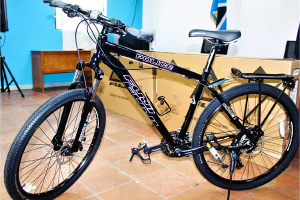 Image of one of the six bicycles donated to the RSLPS.