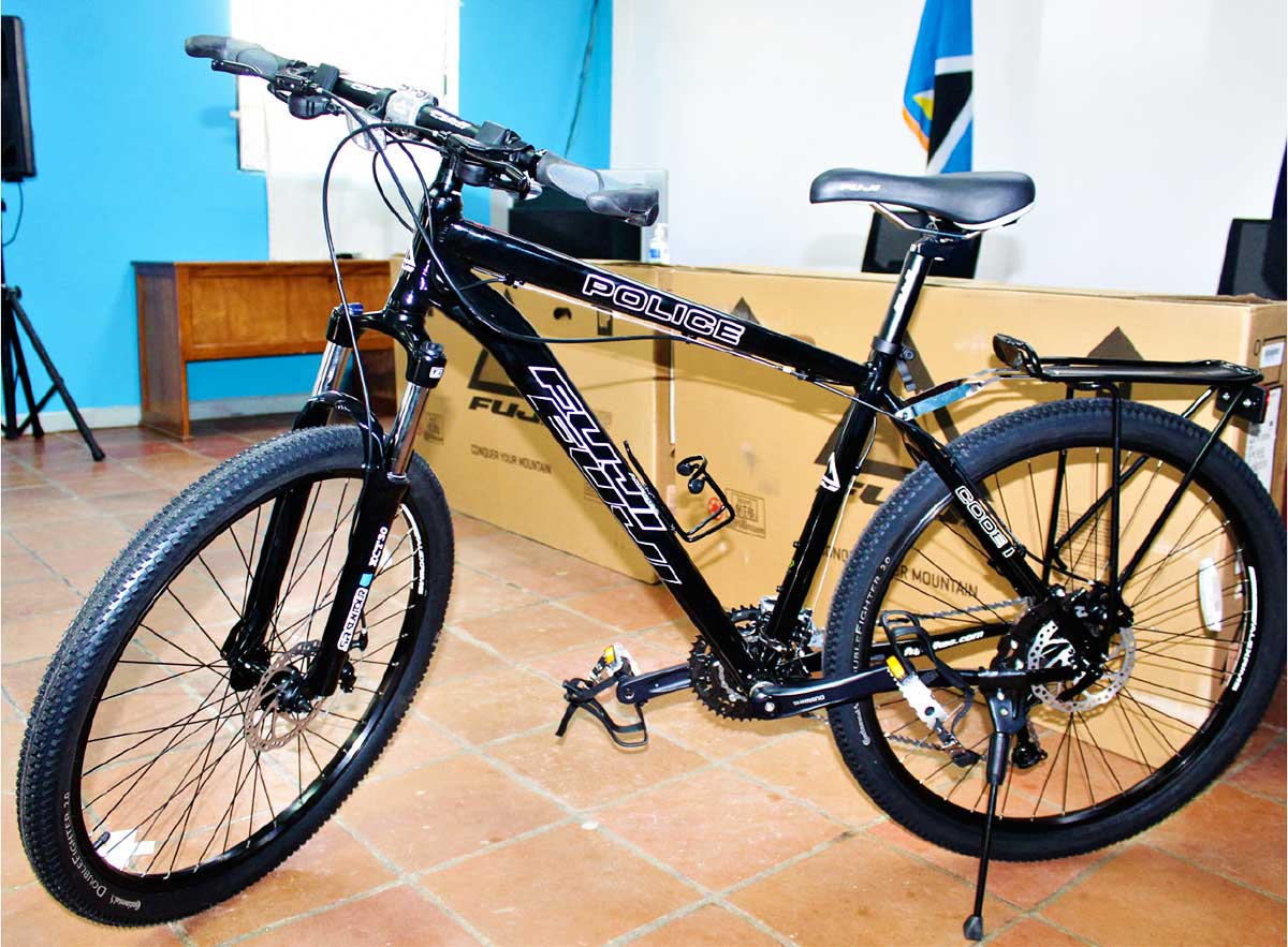 Image of one of the six bicycles donated to the RSLPS.