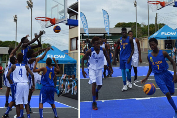 Image: Flashback 2017!! Saint Lucia men’s 3x3 team versus Trinidad and Tobago at the Antilles championship in Saint Lucia. (Photo: Anthony De Beauville)