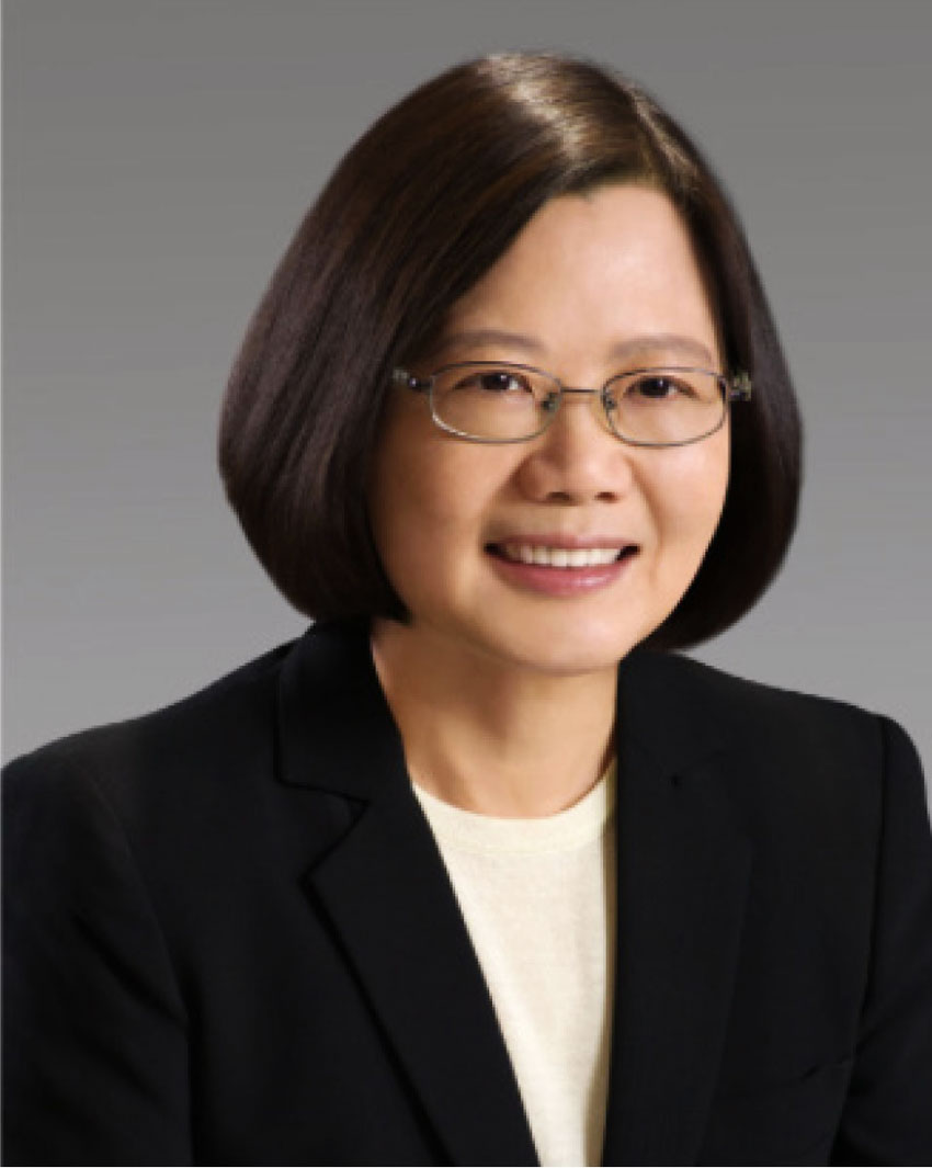 A smiling President, Tsai, Ing-wen