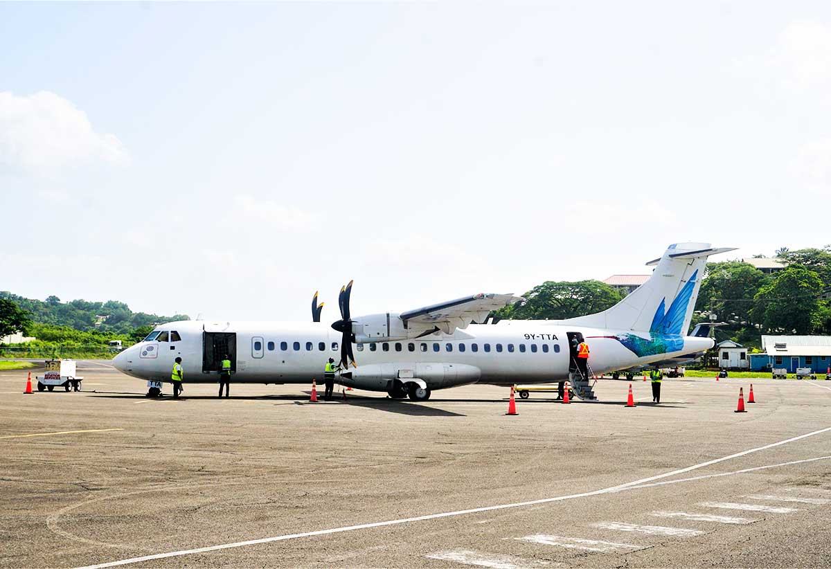 Caribbean Airlines at George F.L. Charles Airport