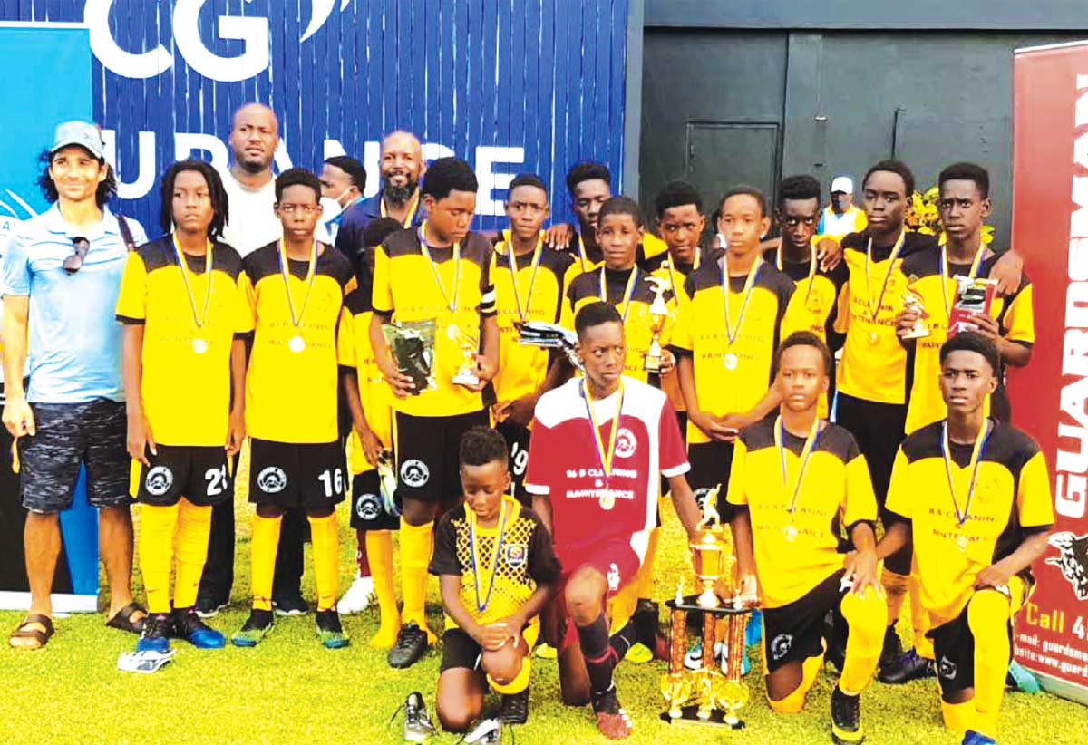 Northern United FC, Gros Islet Football League/ Guardsman (Saint Lucia) Limited 2021 Champions. (Photo: Anthony De Beauville)